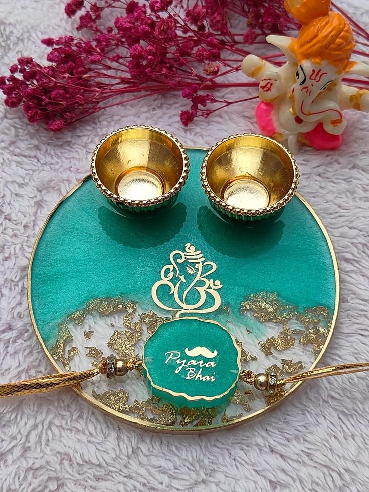 Traditional Raksha Bandhan Puja Thali